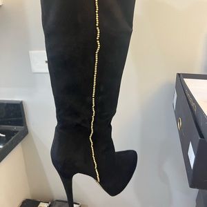 Bebe suede knee high boot